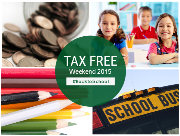 Back-to-School Tax Free Weekend 2015