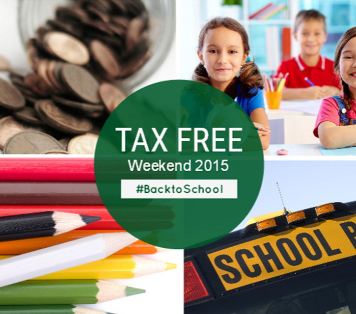 Back to School Tax Free Weekend 2015 Cover Image