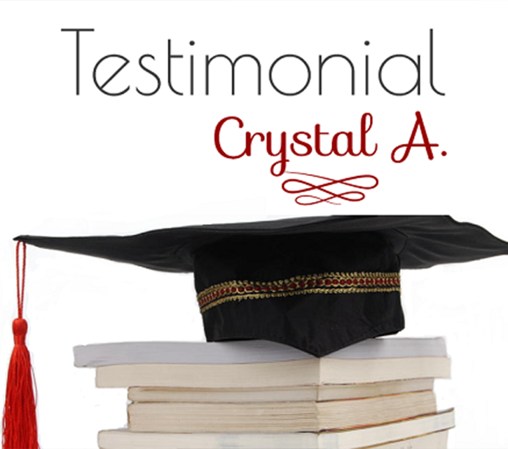 Testimonial by Crystal A image