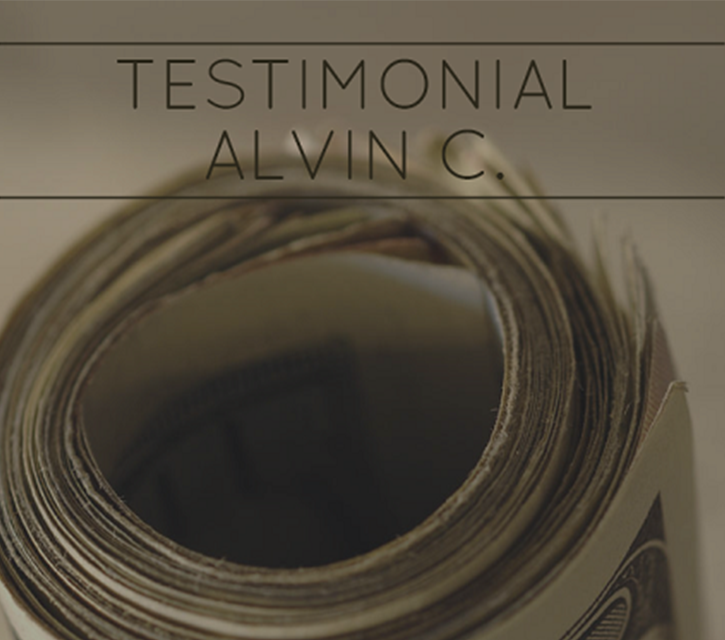 Testimonial by Alvin C