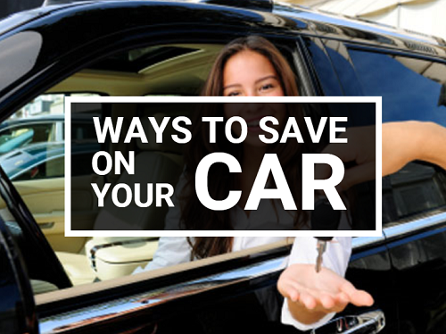 Ways to save on your car graphic