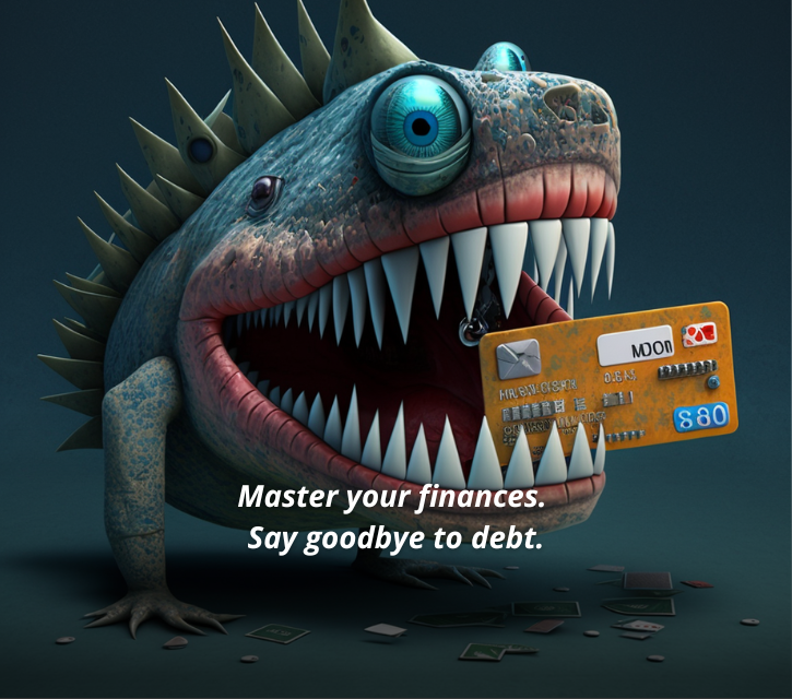 Master Your Finances and say goodbye to debt.